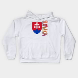 Slovakia Coat of Arms Design Kids Hoodie